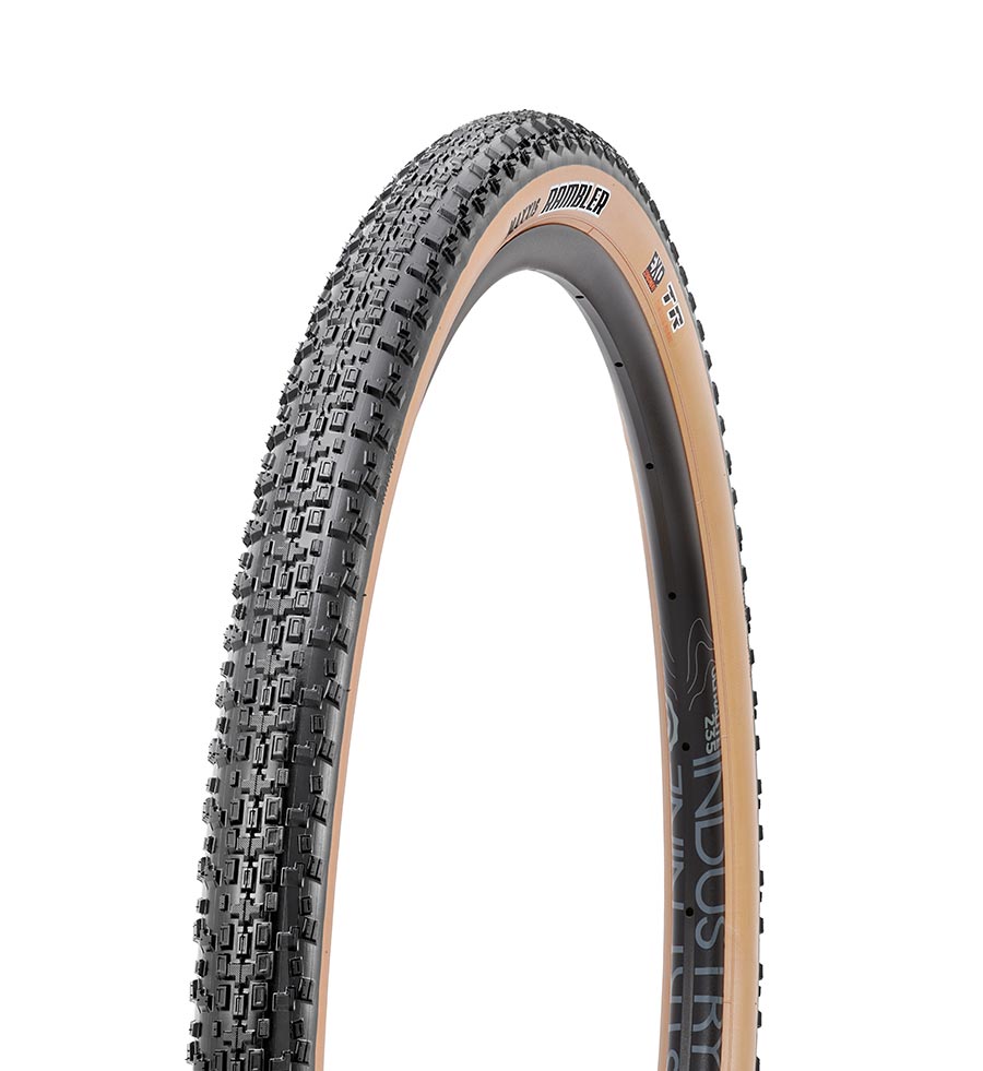 Maxxis Rambler Tire - 700 x 50 Tubeless Folding Black/Tan Dual EXO-Goodwynn'sGoodwynn's