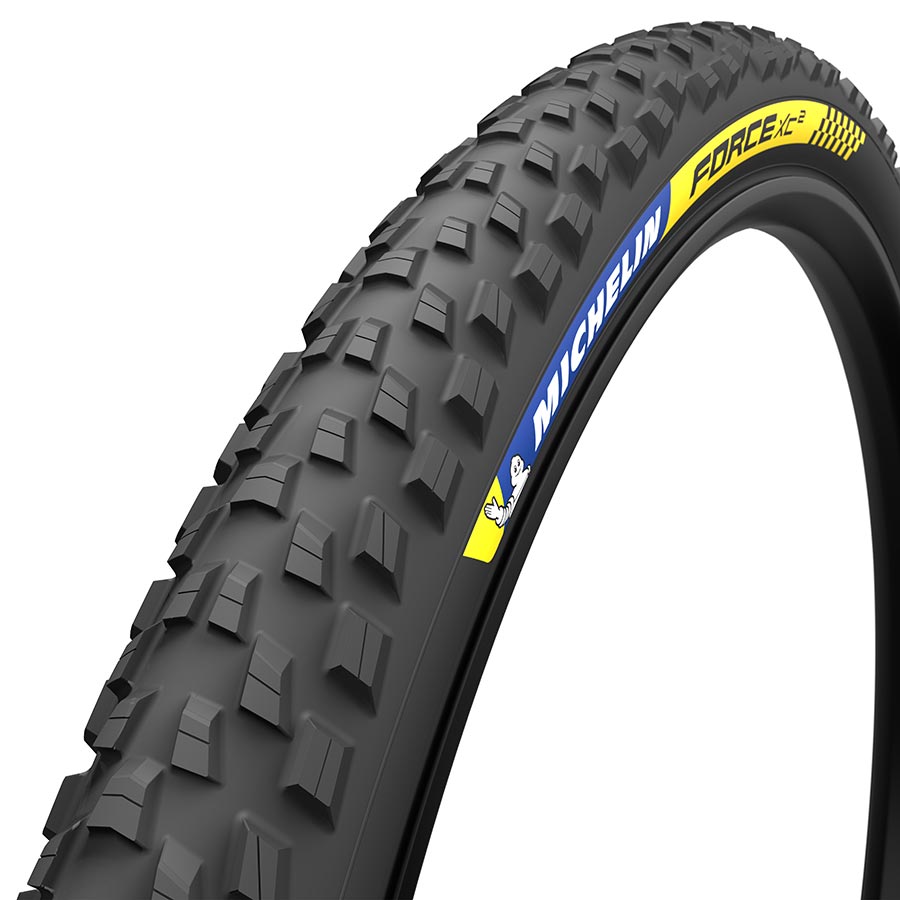 Michelin Force XC2 Racing Mountain Tire 29x2.10 Folding Tubeless Ready GUM-X Cross Shield2 2x150TPI Black-Goodwynn'sGoodwynn's