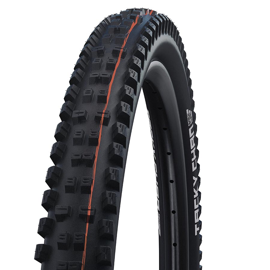 Schwalbe Tacky Chan Mountain Tire 29"x2.40 Folding Clincher Addix Soft Super Trail TL Easy 67TPI Black-Goodwynn'sGoodwynn's