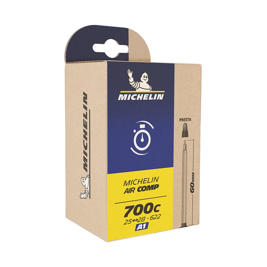 Michelin Aircomp Ultralight Butyl Tube Presta Length: 48mm 700C 33-46C-Goodwynn'sGoodwynn's