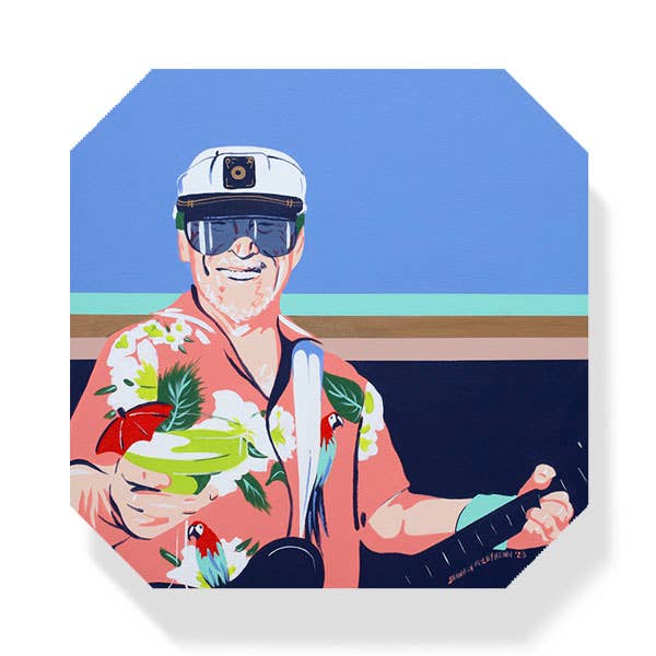 Uptripping (Shannon Foley Henn) - Buffett Après Ski Coaster-Goodwynn&#39;sGoodwynn&#39;s