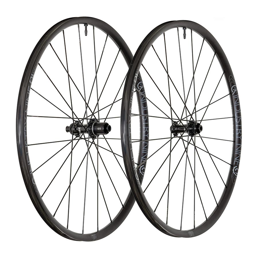 Industry Nine Solix G GRCX Wheel Front and Rear 700C / 622 Holes: F: 24 R: 24 F: 12mm R: 12mm F: 100 R: 142 Disc Center Lock Shimano Road 11 Set-Goodwynn'sGoodwynn's