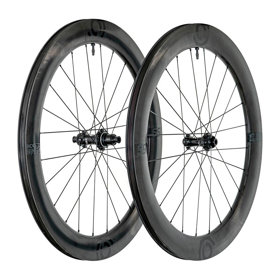 Industry Nine Solix SL i9 65 Wheel Front and Rear 700C / 622 Holes: F: 24 R: 24 F: 12mm R: 12mm F: 100 R: 142 Disc Center Lock SRAM XD-R Set-Goodwynn'sGoodwynn's