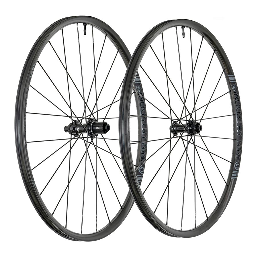 Industry Nine Solix G UL250c Wheel Front and Rear 700C / 622 Holes: F: 24 R: 24 F: 12mm R: 12mm F: 100 R: 142 Disc Center Lock Shimano Road 11 Set-Goodwynn'sGoodwynn's