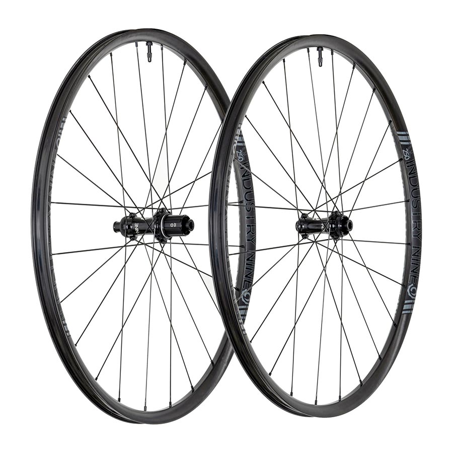 Industry Nine Solix SL UL250c CX Wheel Front and Rear 700C / 622 Holes: F: 24 R: 24 F: 12mm R: 12mm F: 100 R: 142 Disc Center Lock Shimano Road 11 Set-Goodwynn'sGoodwynn's