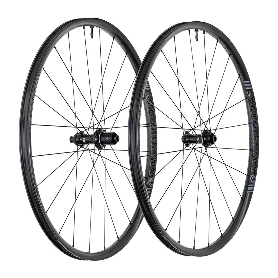 Industry Nine Solix SL UL250c CX Wheel Front and Rear 700C / 622 Holes: F: 24 R: 24 F: 12mm R: 12mm F: 100 R: 142 Disc Center Lock SRAM XD-R Set-Goodwynn'sGoodwynn's