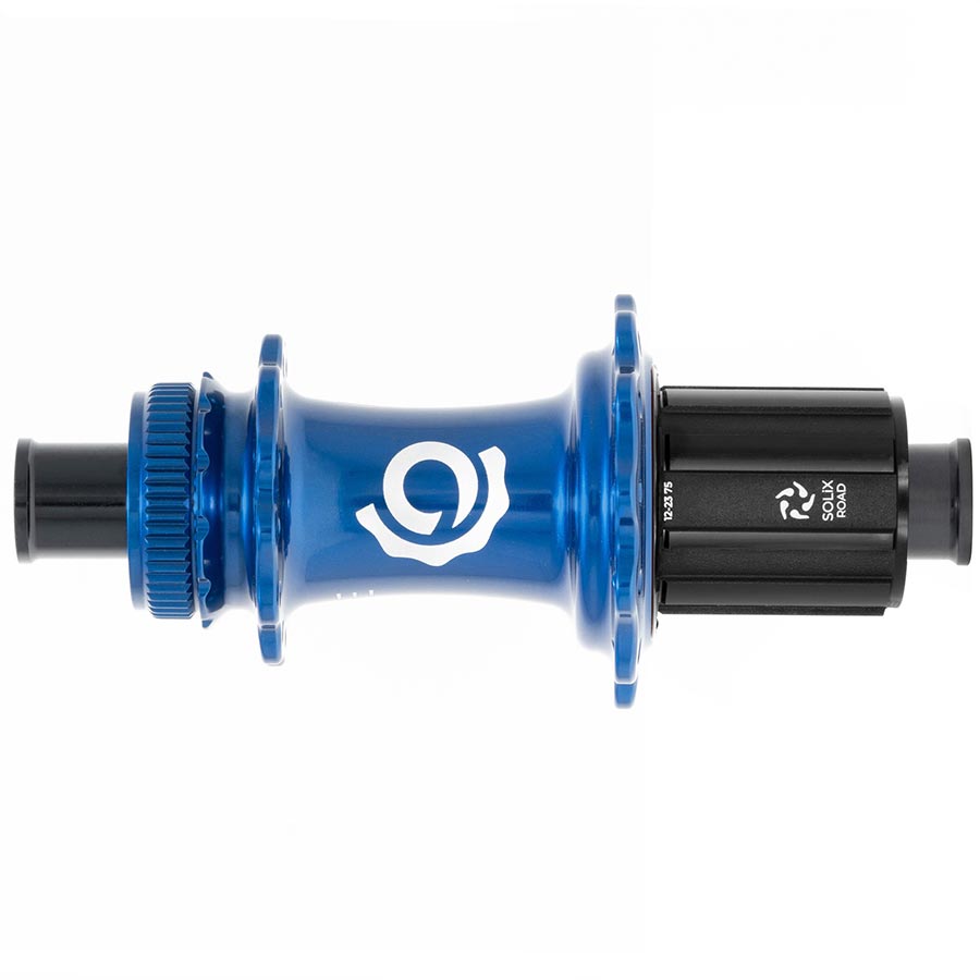Industry Nine Solix G Classic Rear HG11 Disc Hub Rear 24H 12mm TA 142mm Shimano HG 11 Blue-Goodwynn'sGoodwynn's