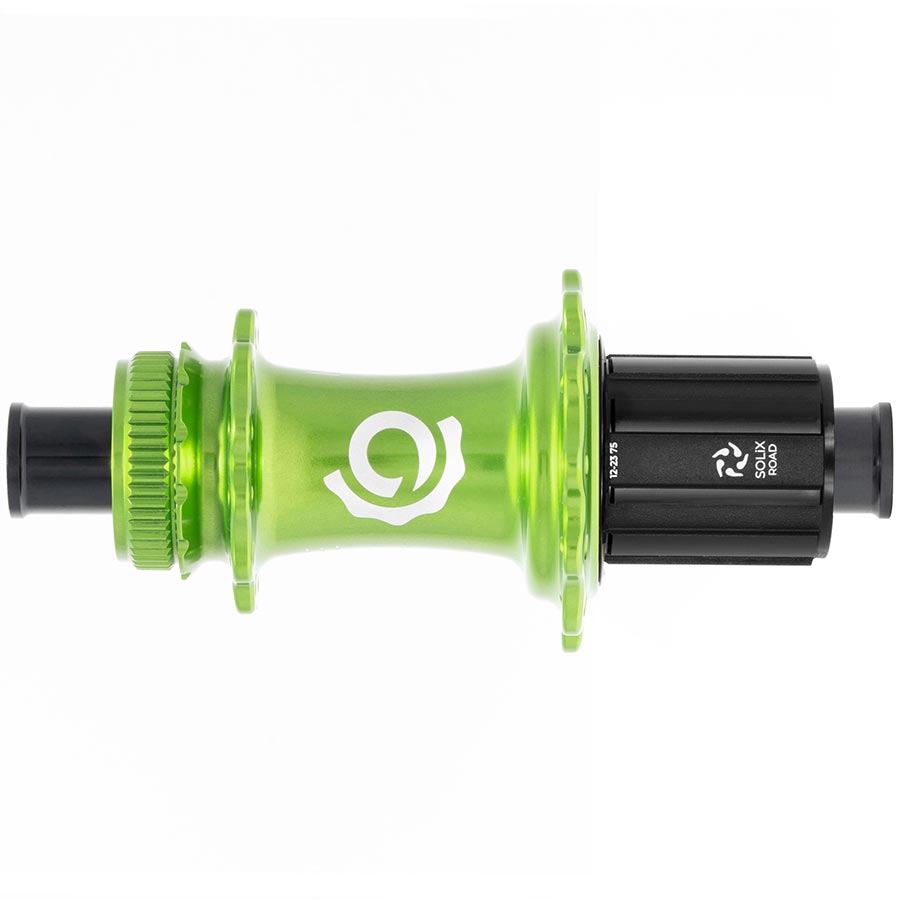 Industry Nine Solix G Classic Rear HG11 Disc Hub Rear 24H 12mm TA 142mm Shimano HG 11 Lime-Goodwynn'sGoodwynn's