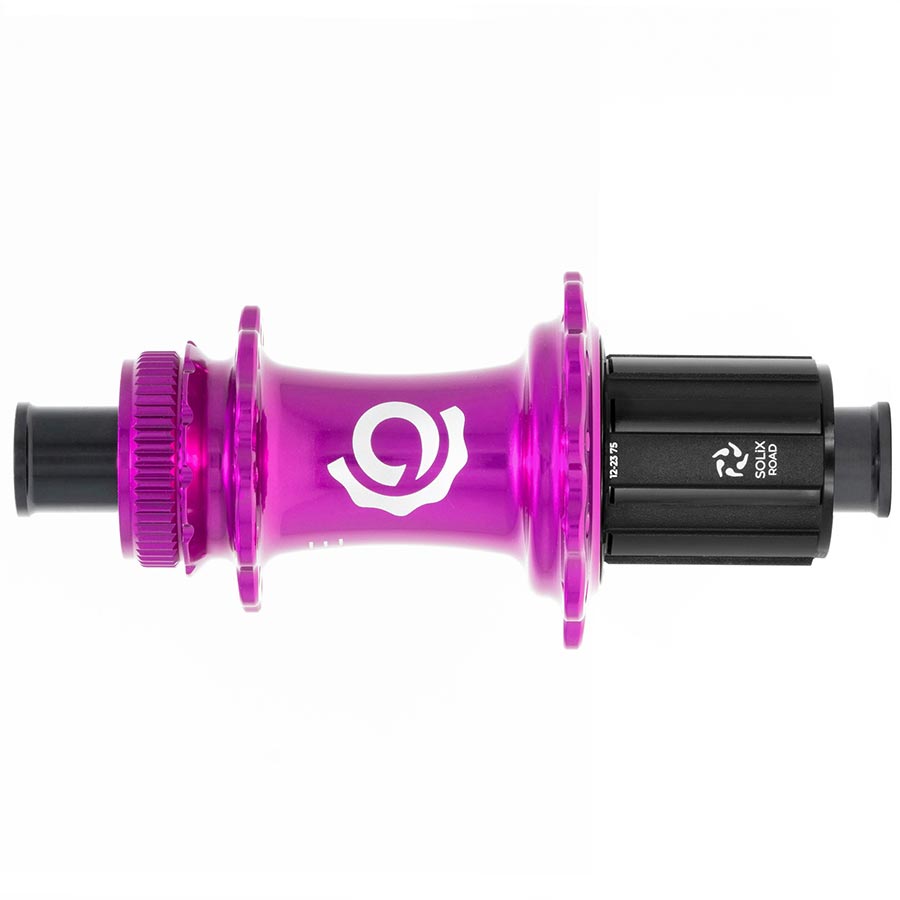 Industry Nine Solix G Classic Rear HG11 Disc Hub Rear 28H 12mm TA 142mm Shimano HG 11 Purple-Goodwynn'sGoodwynn's