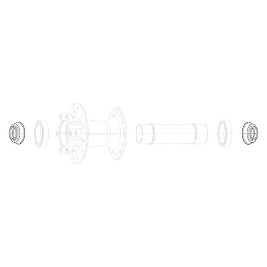 SRAM Conversion caps Front hub (12x100 (X0 900 Rise 60 Roam 30 Roam 40 Roam 60 Rail 40 Rise XX)-Goodwynn's