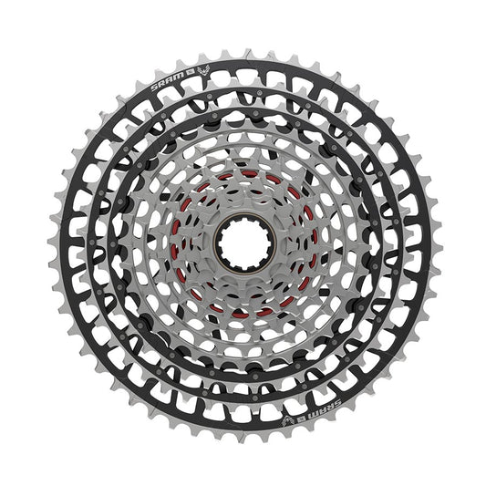 SRAM XX SL Eagle T-Type XS-1299 Cassette - 12-Speed 10-52t For XD Driver Silver/BLK-Goodwynn's