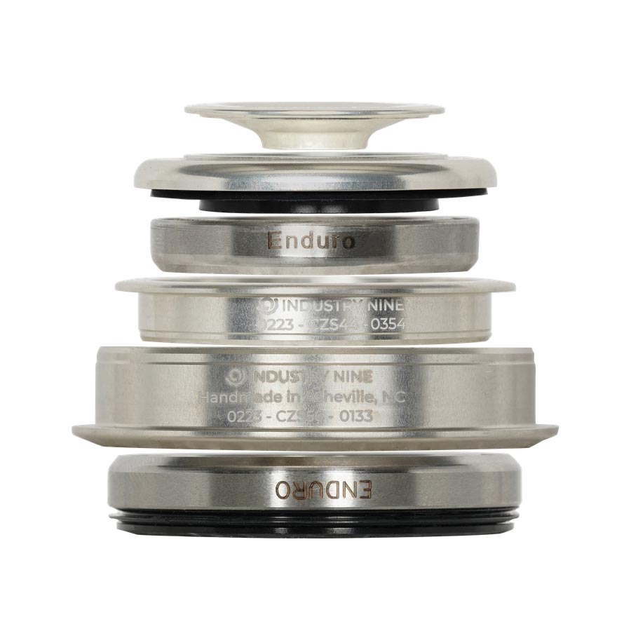 Industry Nine iRiX ZS44/ZS56 Headset : ZS44/28.6 | ZS56/40 ZeroStack Complete Silver-Goodwynn'sGoodwynn's