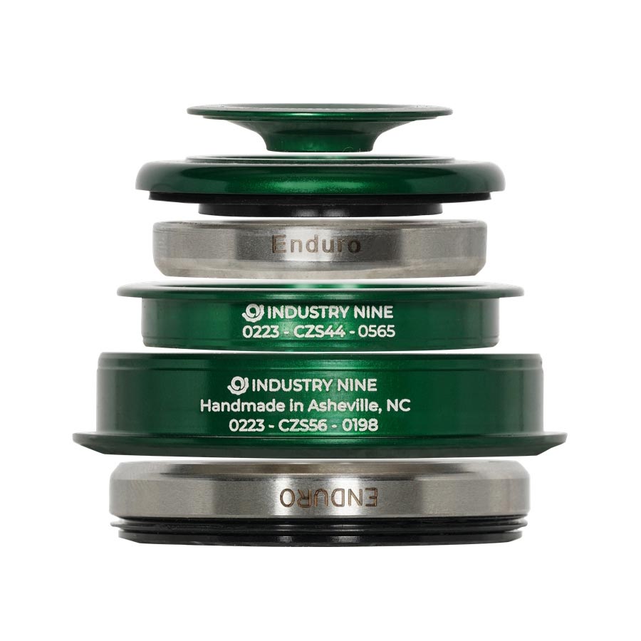 Industry Nine iRiX ZS44/ZS56 Headset : ZS44/28.6 | ZS56/40 ZeroStack Complete Green-Goodwynn'sGoodwynn's