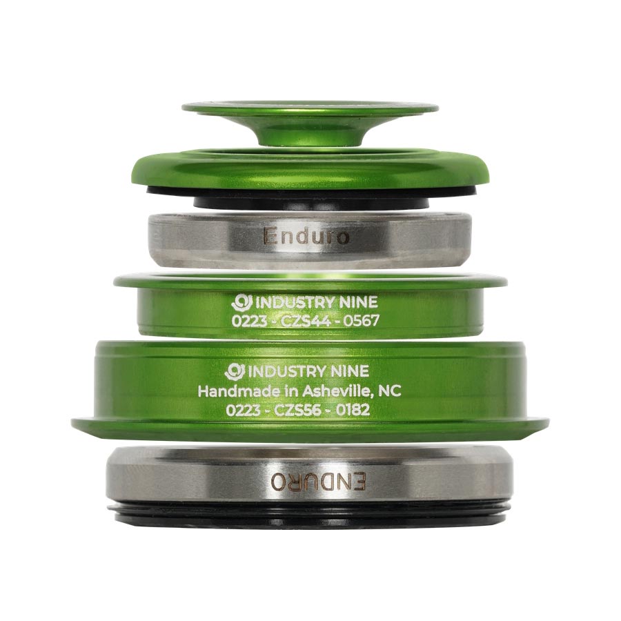 Industry Nine iRiX ZS44/ZS56 Headset : ZS44/28.6 | ZS56/40 ZeroStack Complete Lime-Goodwynn'sGoodwynn's