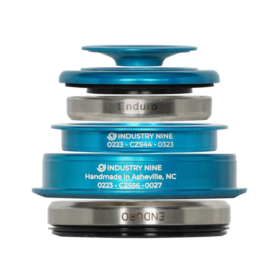 Industry Nine iRiX ZS44/ZS56 Headset : ZS44/28.6 | ZS56/40 ZeroStack Complete Turquoise-Goodwynn'sGoodwynn's