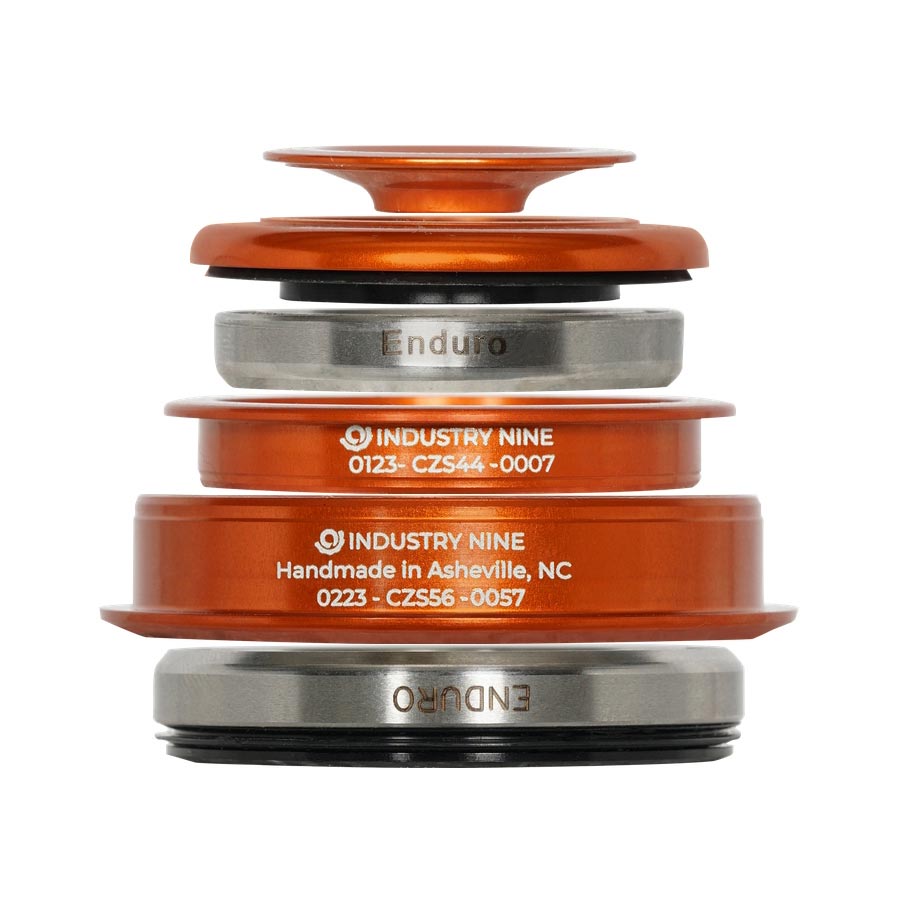 Industry Nine iRiX ZS44/ZS56 Headset : ZS44/28.6 | ZS56/40 ZeroStack Complete Orange-Goodwynn'sGoodwynn's