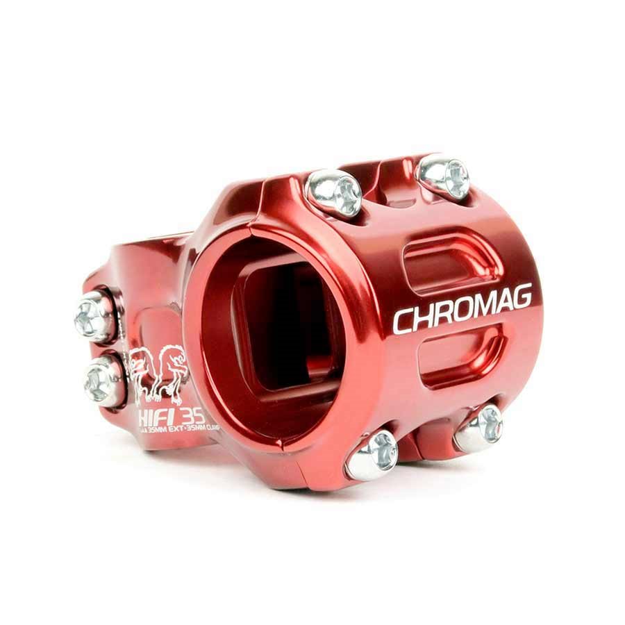 Chromag HiFi Stem 1-1/8 L: 50mm 0° Dia: 35mm Red-Goodwynn'sGoodwynn's