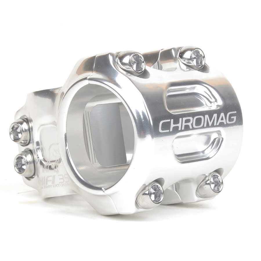 Chromag HiFi Stem 1-1/8 L: 50mm 0° Dia: 35mm Silver-Goodwynn'sGoodwynn's