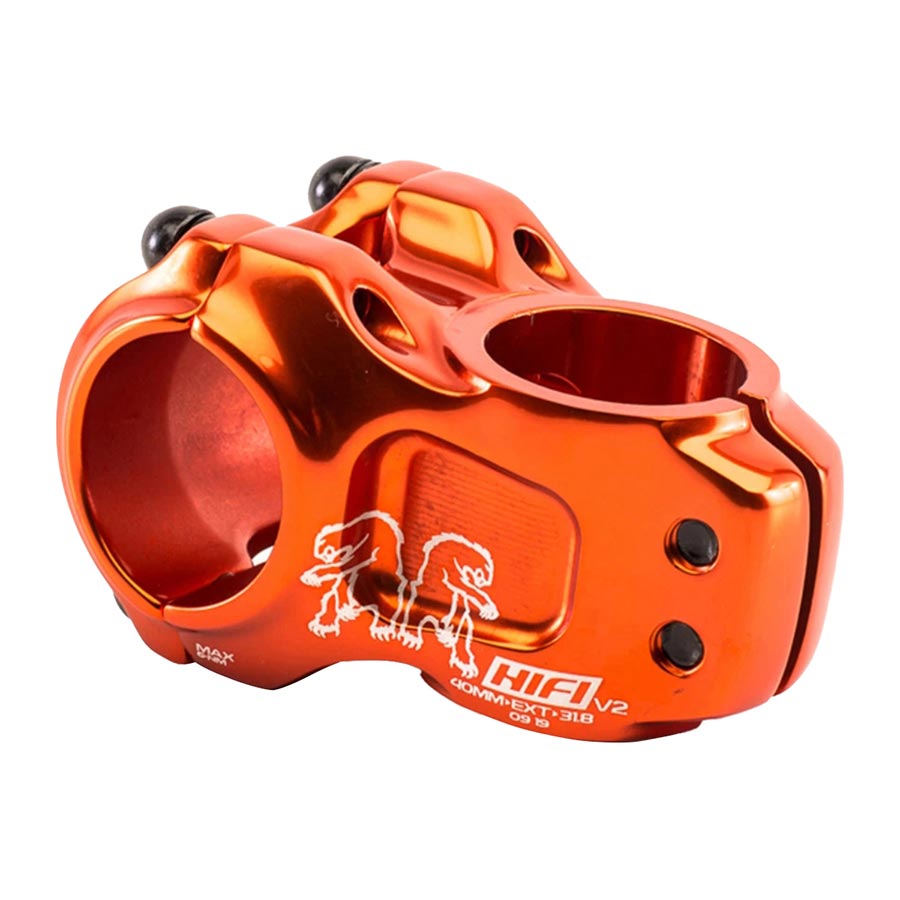 Chromag Hifi V2 Stem Diameter: 31.8mm Length: 40mm Steerer: 1-1/8 0° Orange-Goodwynn'sGoodwynn's