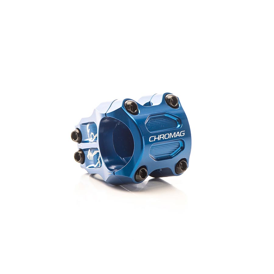 Chromag Riza Stem - 45mm 31.8mm Clamp +/-0 Blue-Goodwynn'sGoodwynn's