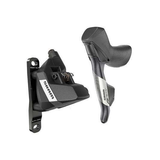 SRAM Apex AXS eTap Shift/Brake Lever Hydraulic Disc Brake Caliper - Left/Front 12-Speed Flat Mount 20mm Offset BLK D1-Goodwynn's