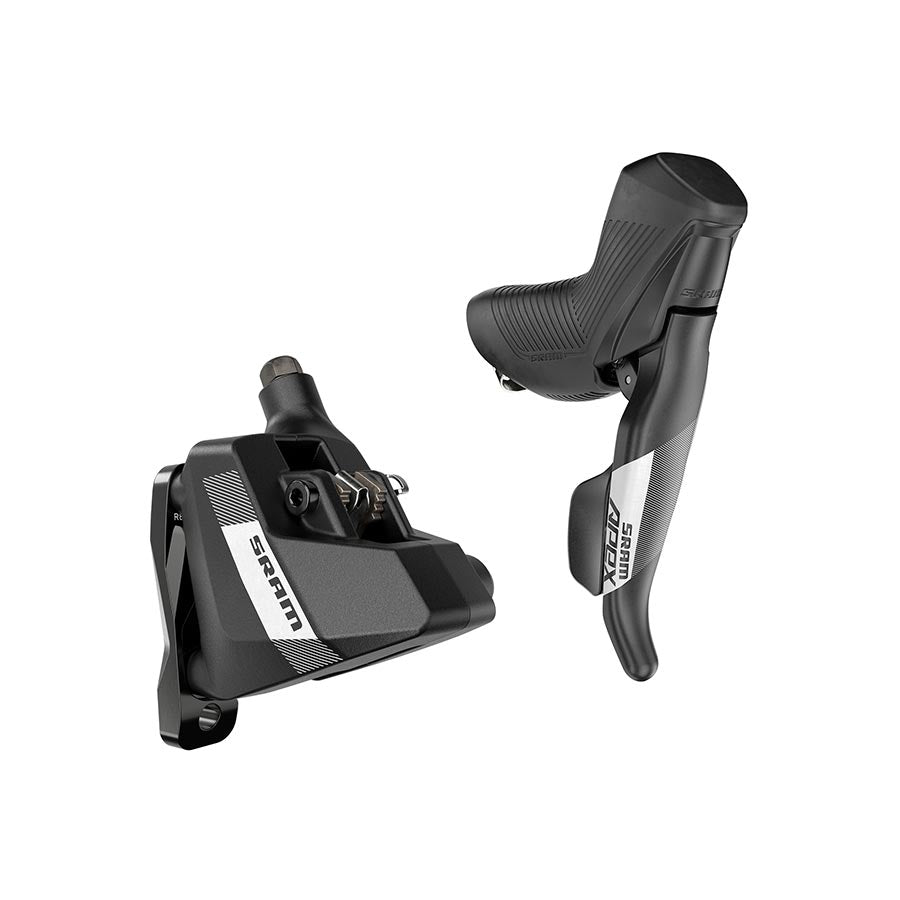 SRAM Apex Shift/Brake Lever Hydraulic Disc Brake Caliper - Right/Rear 12-Speed DoubleTap Flat Mount 20mm Offset BLK D1-Goodwynn'sGoodwynn's