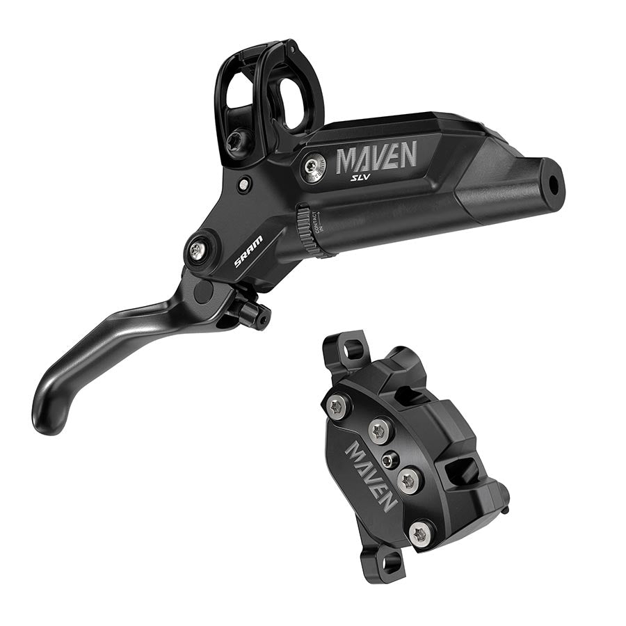 SRAM Maven Silver Disc Brake Lever - Front Post Mount 4-Piston Aluminum Lever SS Hardware BLK A1-Goodwynn'sGoodwynn's
