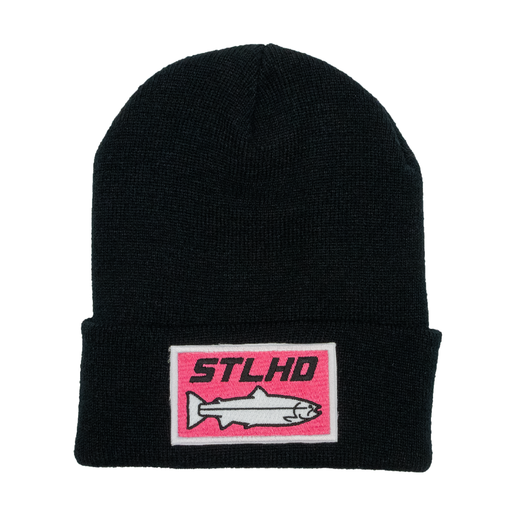 STLHD Knit Beanie Patch Hat - 2 Patch Options