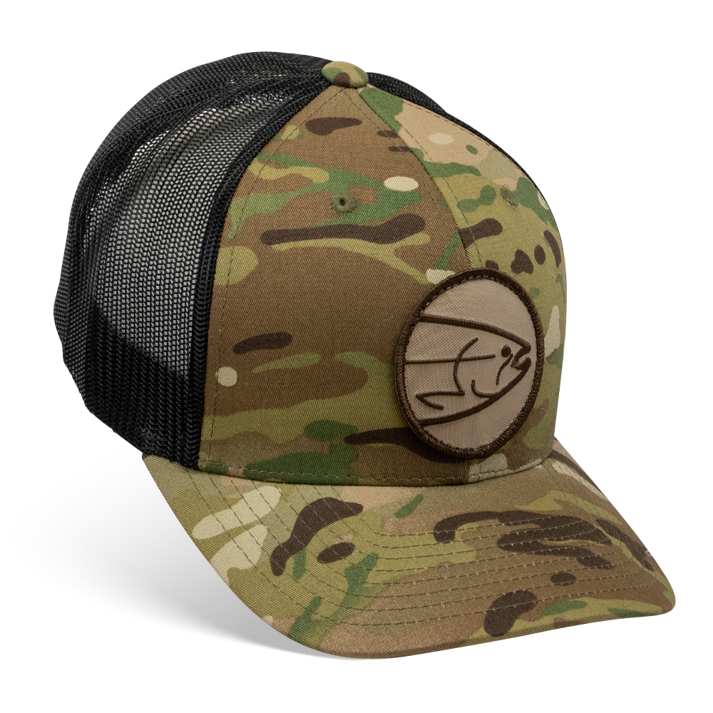 STLHD Klamath Desert Camo Snapback Trucker Hat