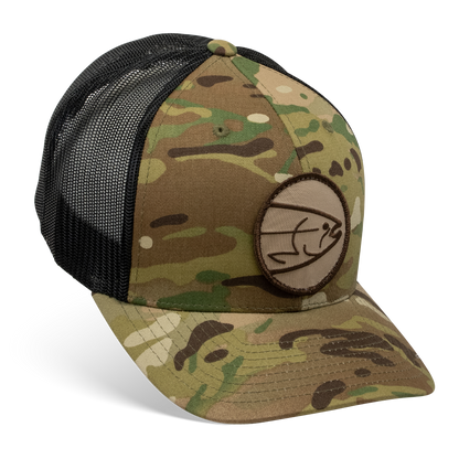 STLHD Klamath Desert Camo Snapback Trucker Hat