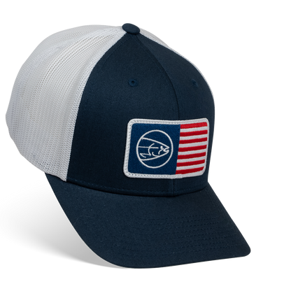 STLHD Freedom Snapback Trucker Hat Navy/White