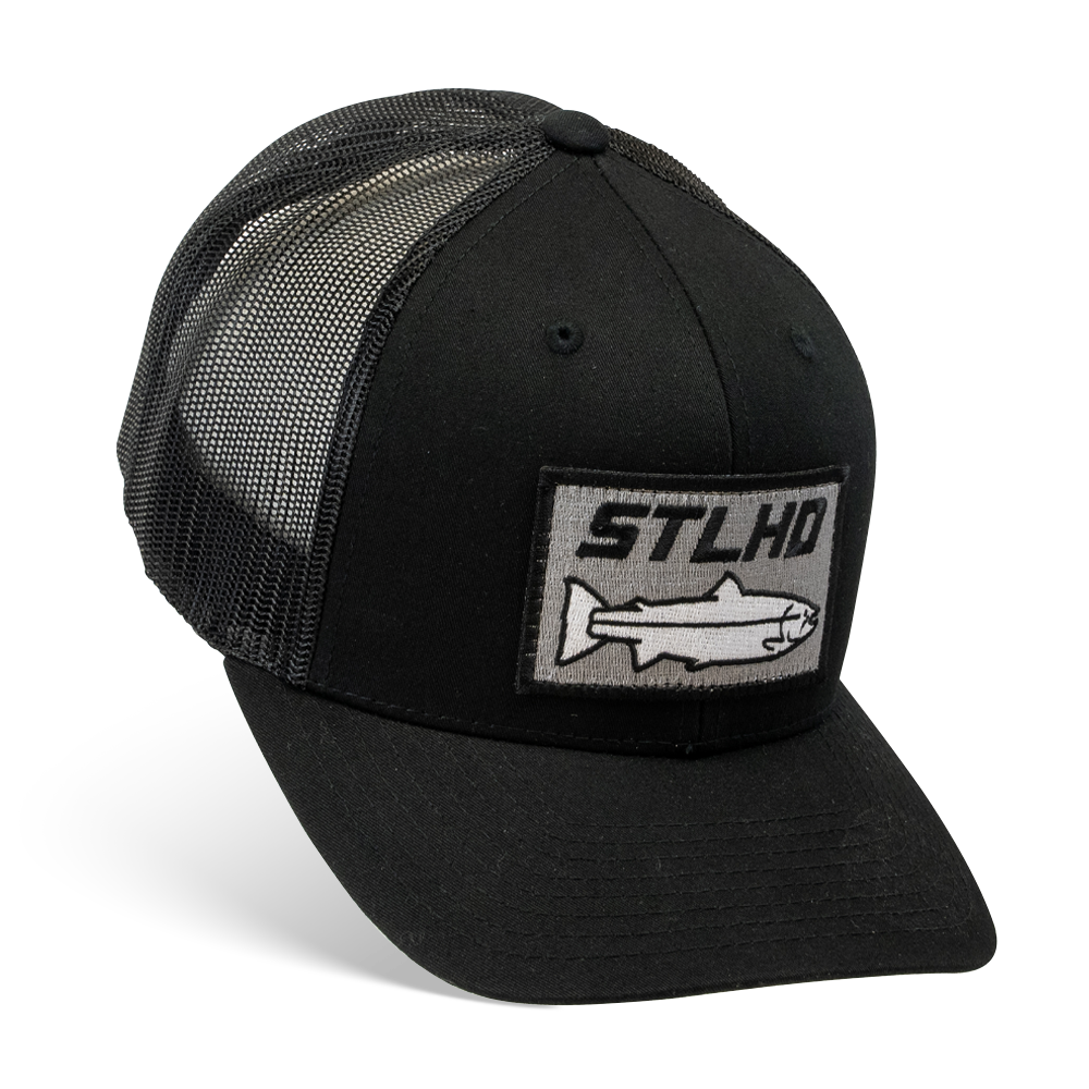 STLHD Chehalis Snapback Black Trucker Hat