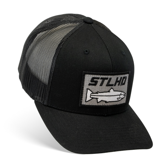 STLHD Chehalis Snapback Black Trucker Hat-Goodwynn's