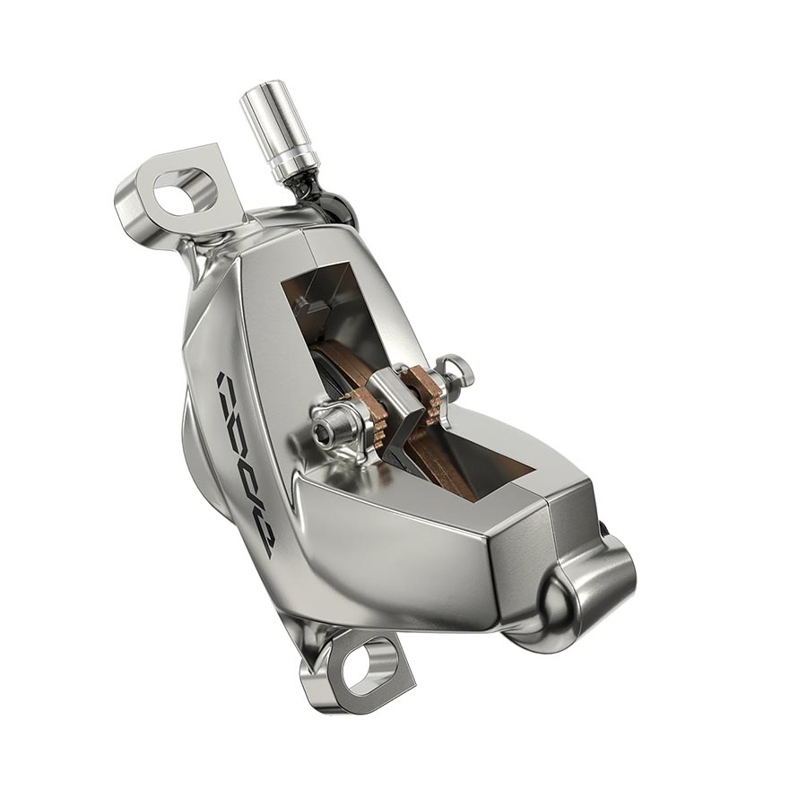 SRAM Code Ultimate Stealth Disc Brake Caliper Assembly - Front/Rear Post Mount 4-Piston Silver C1-Goodwynn'sGoodwynn's