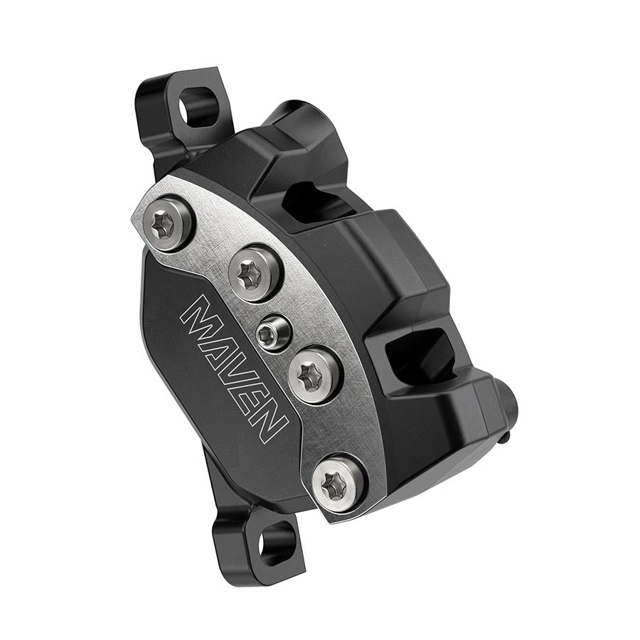SRAM Maven Ultimate Disc Brake Caliper Assembly - Front/Rear Post Mount 4-Piston Silver/BLK A1-Goodwynn'sGoodwynn's