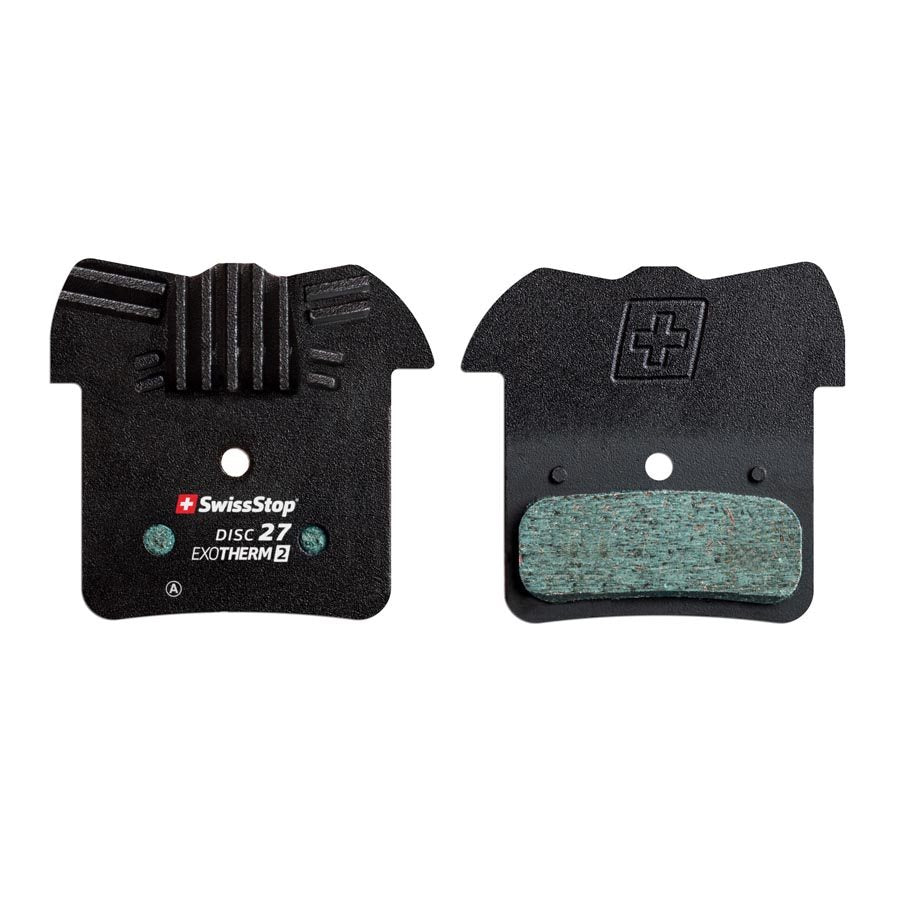 SwissStop Exotherm2 27 Disc Brake Pads Shape: Shimano D-Type/H-Type XTR-M9120 XT-M8120 SLX M7120 SAINT 820 DEORE M6102 Organic Pair-Goodwynn'sGoodwynn's