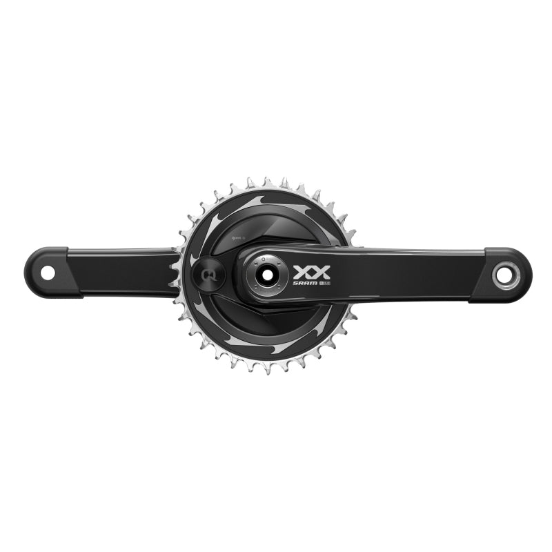 SRAM XX SL Eagle T-Type AXS Power Meter Crankset - 175mm 12-Speed 34t Chainring DM Thread Mount DUB Spindle Interface BLK-Goodwynn'sGoodwynn's