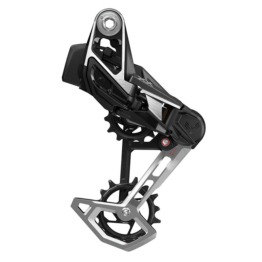 SRAM XX Eagle T-Type AXS Rear Derailleur - 12-Speed 52t Max Battery Not Included Wheel Axle Mount Aluminum Cage BLK/Silver-Goodwynn'sGoodwynn's
