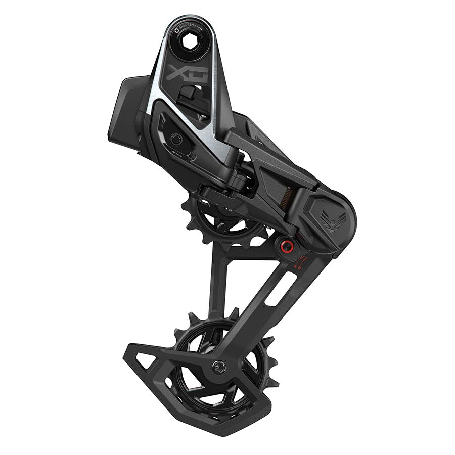 SRAM X0 Eagle T-Type AXS Rear Derailleur - 12-Speed 52t Max Battery Not Included Wheel Axle Mount Aluminum Cage BLK/Silver-Goodwynn'sGoodwynn's