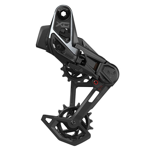 SRAM X0 Eagle T-Type AXS Rear Derailleur - 12-Speed 52t Max Battery Not Included Wheel Axle Mount Aluminum Cage BLK/Silver-Goodwynn's