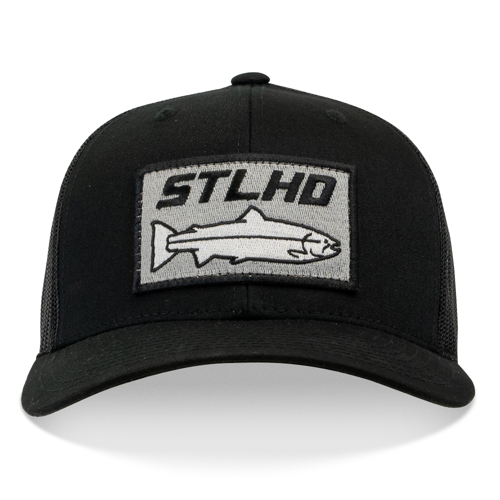 STLHD Chehalis Snapback Black Trucker Hat