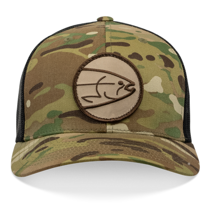 STLHD Klamath Desert Camo Snapback Trucker Hat