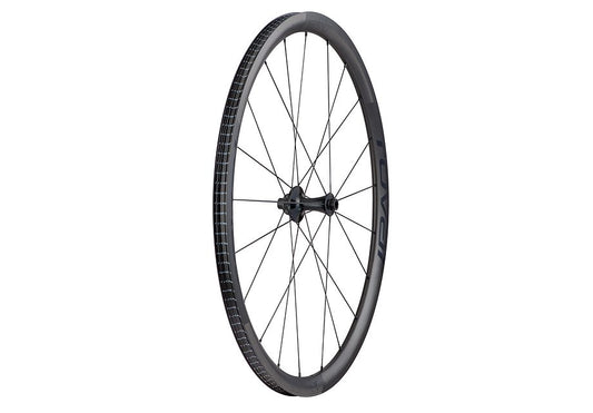 Roval alpinist clx front front wheel satin carbon/gloss black 700c
