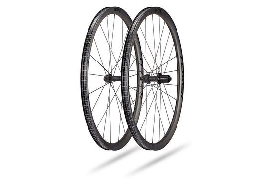 Specialized terra clx ii wheel satin carbon/gloss black 700c front-Goodwynn's