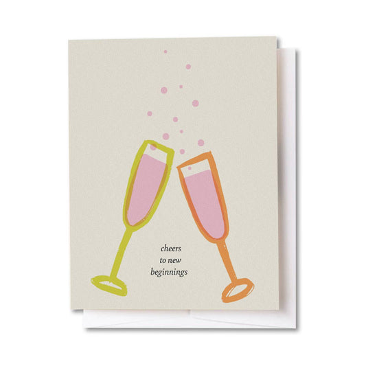 Cheers To New Beginnings Card-Goodwynn's
