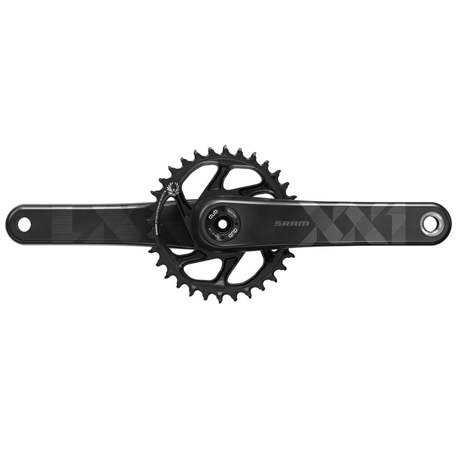 SRAM XX1 Eagle Carbon Fat Bike Crankset - 170mm 12-Speed 30t Direct Mount DUB Spindle Interface For 170mm Rear Spacing BLK-Goodwynn'sGoodwynn's