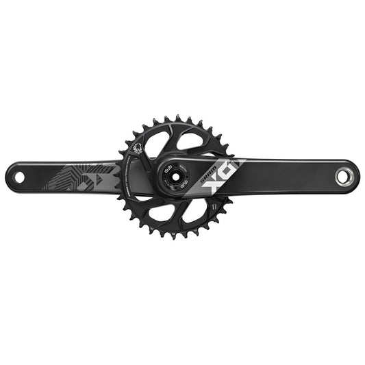 SRAM X01 Eagle DUB C3 Crankset Speed: 11/12 Spindle: 28.99mm BCD: Direct Mount 30 DUB 170mm Black Fat Bike 5"-Goodwynn's