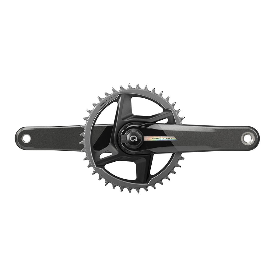 SRAM Force D2 1x Power Meter Crankset Speed: 12 Spindle: 28.99mm BCD: Direct Mount 40 DUB 172.5mm Black Road Disc-Goodwynn'sGoodwynn's