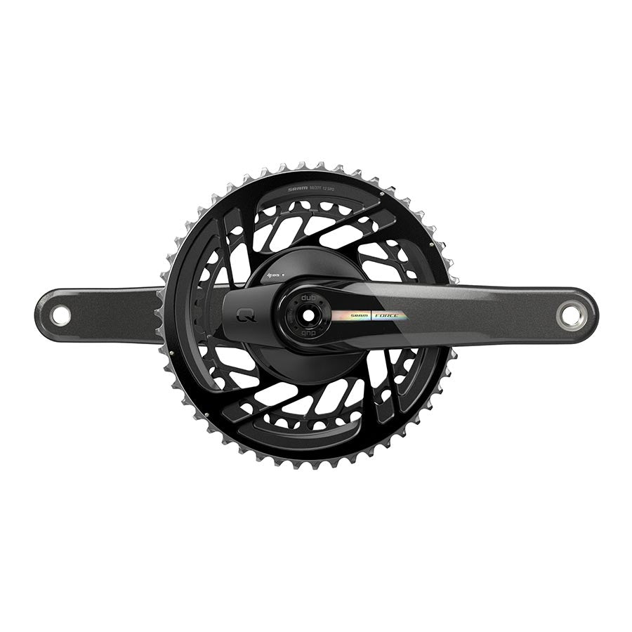 SRAM Force D2 2x Power Meter Crankset Speed: 12 Spindle: 28.99mm BCD: Direct Mount 50/37 DUB 172.5mm Black Road Disc-Goodwynn'sGoodwynn's