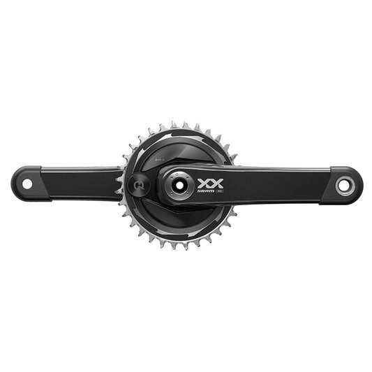 SRAM XX Eagle T-Type AXS Power Meter Wide Crankset - 170mm 12-Spd 32t Chainring DM Thread Mount PM Spider DUB Spindle Interface Blk-Goodwynn's